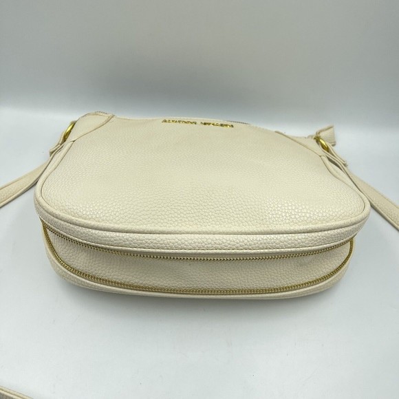 Adrienne Vittadini Handbag Womens Cross Body Shoulder Handbag Beige - Picture 5 of 16